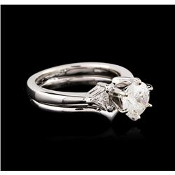 14KT White Gold 1.10ctw Diamond Ring