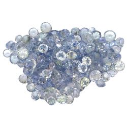 14.16ctw Round Mixed Tanzanite Parcel