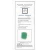 Image 3 : 7.82ct Emerald and Diamond Ring - 14KT White Gold