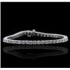 Image 1 : 14KT White Gold 8.02ctw Diamond Bracelet