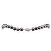 Image 2 : 0.09ctw Tahitian Cultured Pearl and Diamond Necklace