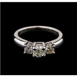 0.99ctw Diamond Ring - 14KT White Gold