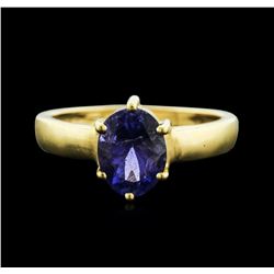 14KT Yellow Gold 2.35ct Tanzanite Ring