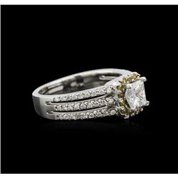 14KT White Gold 1.05ctw Diamond Ring