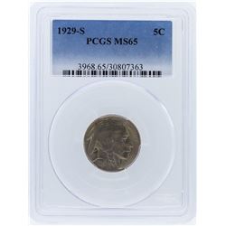 1929-S PCGS MS64 Buffalo Nickel