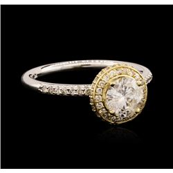 14KT Two-Tone Gold 1.29ctw Diamond Ring