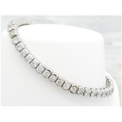 4.75ctw Diamond Bracelet - 14KT White Gold