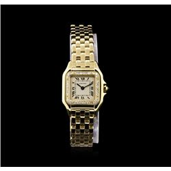 Cartier 18KT Yellow Gold Diamond Panthere Ladies Watch