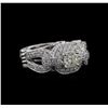 Image 1 : 2.97ctw Diamond Ring - 18KT White Gold