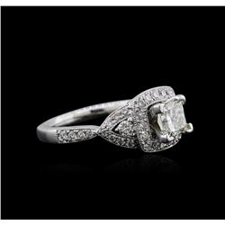 14KT White Gold 1.30ctw Diamond Ring