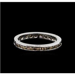 0.59ctw Brown Diamond Ring - 14KT White Gold