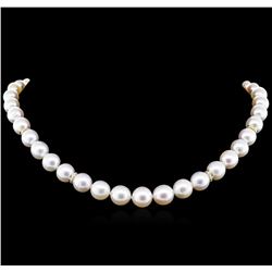 South Sea Cultured Pearl and Diamond Necklace