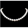 Image 1 : South Sea Cultured Pearl and Diamond Necklace