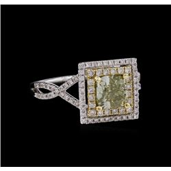 14KT White Gold 1.60ctw Diamond Ring