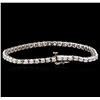 Image 2 : 2.65ctw Diamond Tennis Bracelet - 14KT White Gold