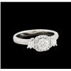 Image 1 : 1.30ctw Diamond Ring - 18KT White Gold