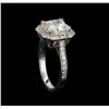 Image 6 : 14KT White Gold 3.62ct I-1/M Diamond Ring