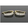 Image 9 : 1.10ctw Diamond Earrings - 14K Yellow Gold
