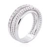 Image 3 : 14KT White Gold 0.32ctw Diamond Ring