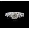 Image 2 : 18KT White Gold 1.73ctw Diamond Ring