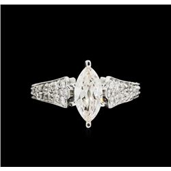 EGL USA Cert 1.82ctw Diamond Ring - 18KT White Gold