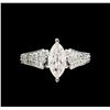 Image 1 : EGL USA Cert 1.82ctw Diamond Ring - 18KT White Gold