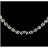 Image 2 : 5.95ctw Diamond Necklace - 18KT White Gold