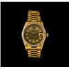 Image 2 : Rolex 18KT Yellow Gold DateJust Diamond Watch