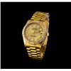 Image 4 : Rolex 18KT Yellow Gold DateJust Diamond Watch