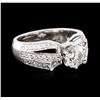 Image 1 : 18KT White Gold 1.45ctw Diamond Ring