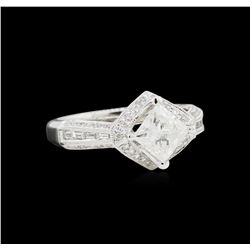 EGL USA Cert 1.92ctw Diamond Ring - 18KT White Gold