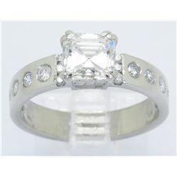GIA Cert 1.66ctw Diamond Ring - Platinum