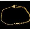Image 2 : 0.15ct Diamond Bracelet - 14KT Yellow Gold
