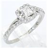 Image 6 : 0.94ctw Diamond Ring - 14KT White Gold
