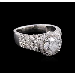 2.84ctw Diamond Ring - 14KT White Gold