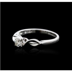 14KT White Gold 0.20ct Diamond Solitaire Ring