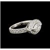 2.93ctw Diamond Ring - 14KT White Gold