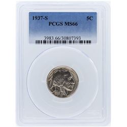 1937-S PCGS MS66 Buffalo Nickel
