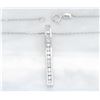 Image 6 : 0.32ctw Diamond Pendant - 14KT White Gold