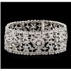 5.29ctw Diamond Bracelet - 14KT White Gold