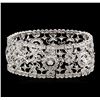 Image 2 : 5.29ctw Diamond Bracelet - 14KT White Gold