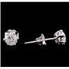 Image 2 : 1.46ctw Diamond Solitaire Earrings - 14KT White Gold