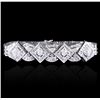 Image 1 : 18KT White Gold 3.43ctw Diamond Bracelet