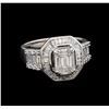 Image 1 : 1.74ctw Diamond Ring - 18KT White Gold