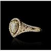 Image 4 : 14KT Yellow Gold 1.78ctw Diamond Unity Ring