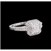 1.05ctw Diamond Unity Ring - 14KT White Gold