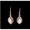 Image 1 : 1.80ctw Diamond Earrings - 14KT Rose Gold