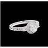 Image 1 : 0.81ctw Diamond Ring - 14KT White Gold
