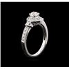 Image 4 : 0.81ctw Diamond Ring - 14KT White Gold