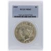 Image 1 : 1925 PCGS MS63 Peace Silver Dollar
